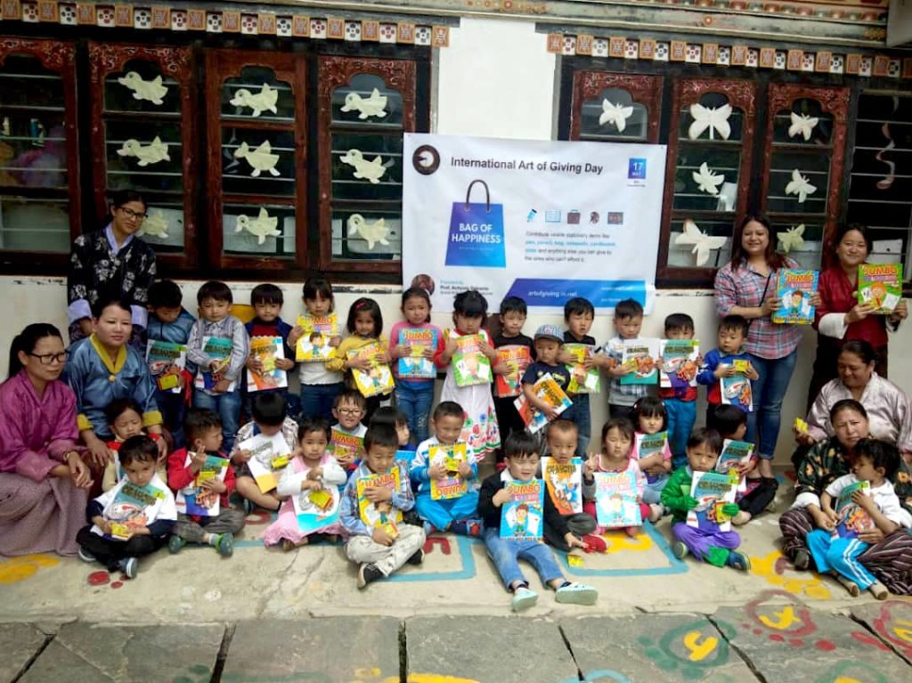 Art of Giving 2019 Bag of Happiness Celebration at Bhutan