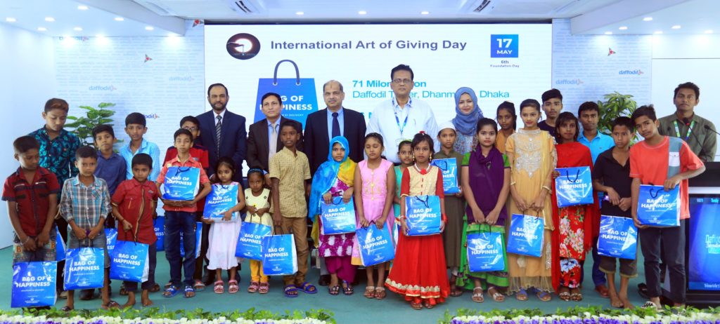 Art of Giving 2019 Bag of Happiness Celebration at Daffodil University Bangladesh