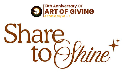  SHARE TO SHINE Logo